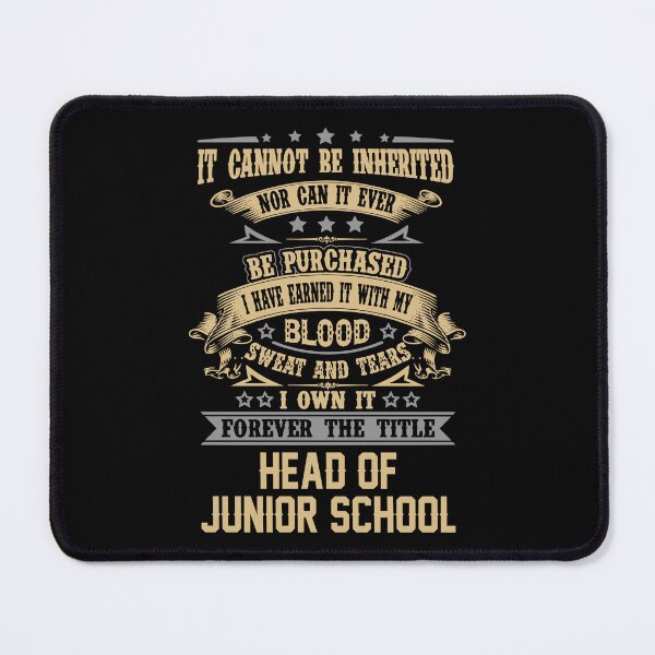 Item preview, Head Of Junior School T Shirt - Forever The Title Job Gift Item Tee designed and sold by celiagomez456.