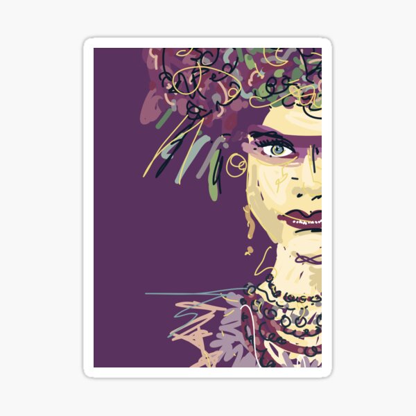 Bruised Flower Girl Sticker
