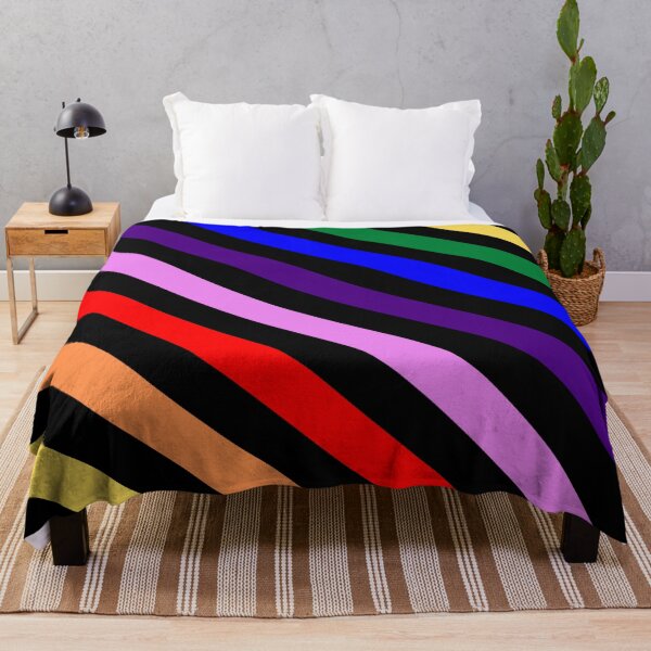 Item preview, Diagonal Rainbow Stripes: Multiple Colors - Colorful Stripes Pattern designed and sold by SeemDev786.