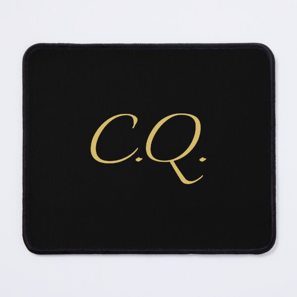 Item preview, CQ Initials | Gold Lettering | Personalised Gifts designed and sold by Avo And Sriracha.