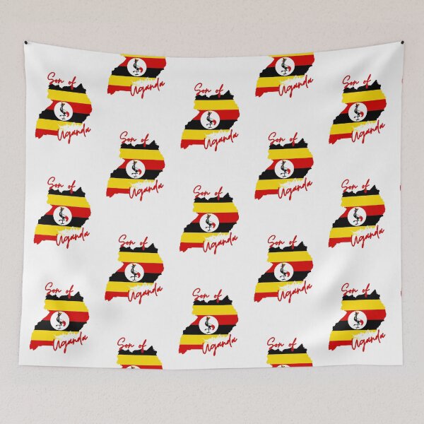 Item preview, Son of Uganda Map Flag designed and sold by NovawayDirect.