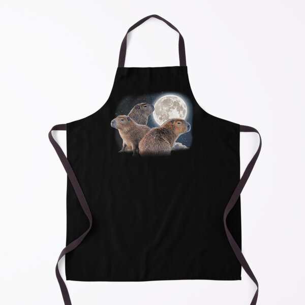 Item preview, Three Capybaras and Moon Funny Capybara Humor Parody  designed and sold by alenaz.