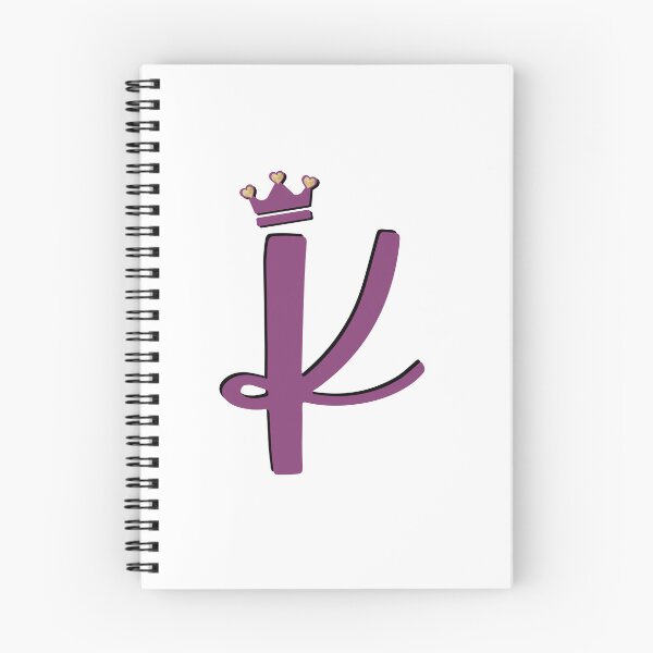Item preview, LETTER "K" VIOLET (1) | QUEEN/PRINCESS | ALPHABET/CROWN/ROYALTY designed and sold by The413Designs.
