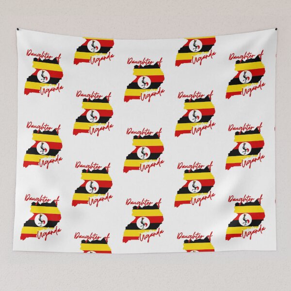 Item preview, Daughter of Uganda Map Flag designed and sold by NovawayDirect.
