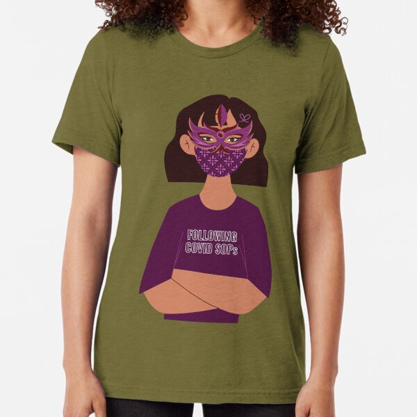 Following COVID SOPs Tri-blend T-Shirt