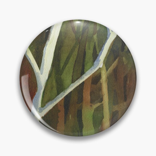 Item preview, Trees in forest.  Fine art watercolor painting trees forest designed and sold by rfoxphoto.