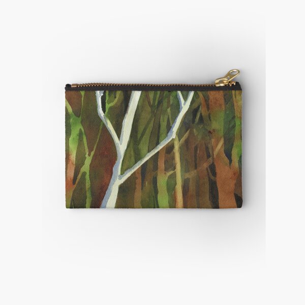 Item preview, Trees in forest.  Fine art watercolor painting trees forest designed and sold by rfoxphoto.