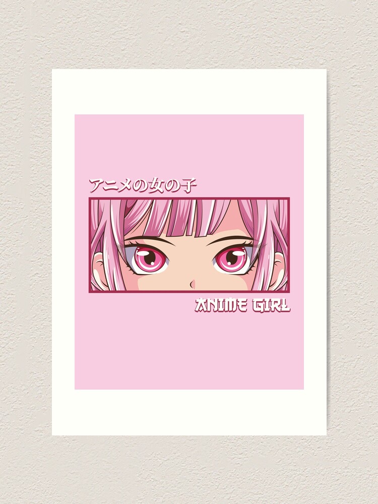 "Anime Girl Eyes Japanese Art Anime" Art Print for Sale by