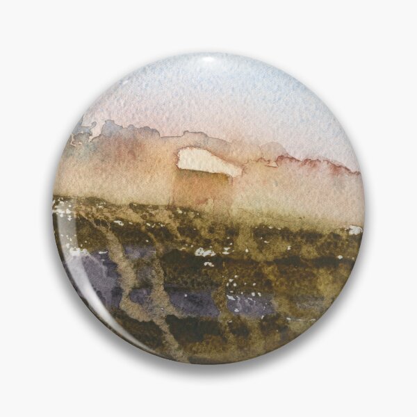 Item preview, Mist covered landscape painting with buildings.  designed and sold by rfoxphoto.