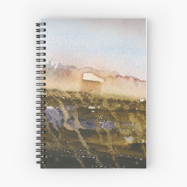 Item preview, Mist covered landscape painting with buildings.  designed and sold by rfoxphoto.