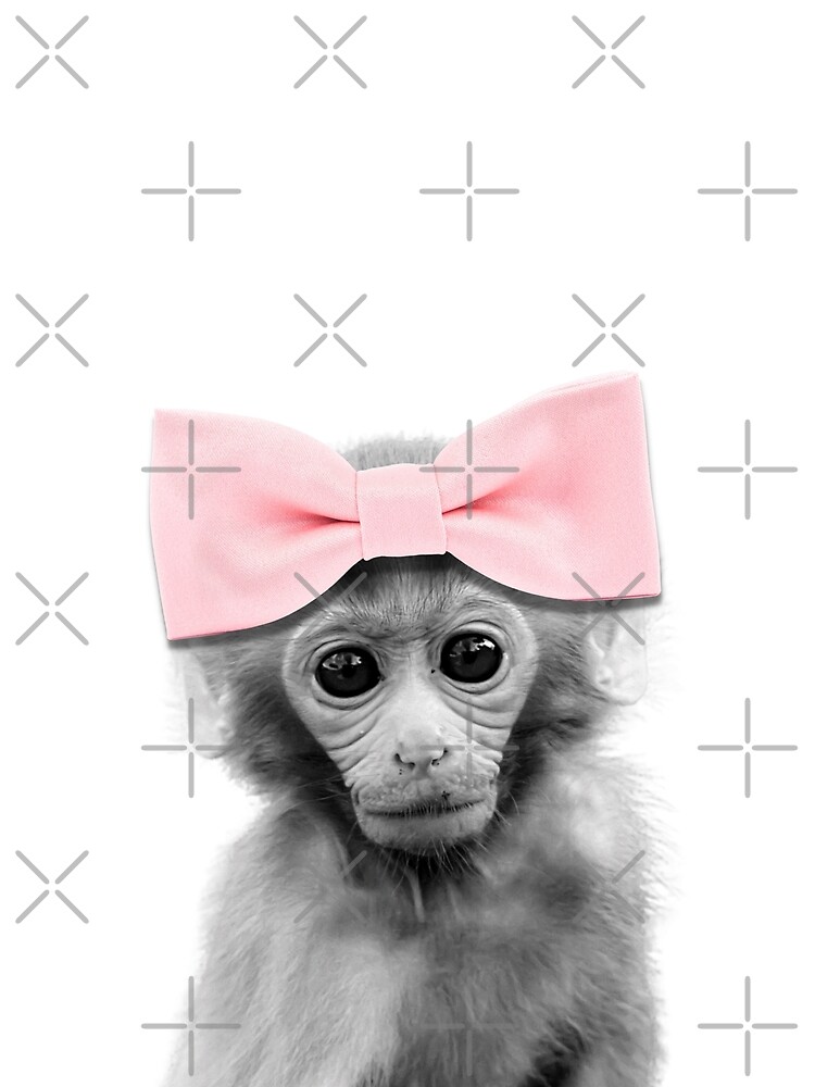 Baby Monkey Artwork - Baby animal Prints, Animals with Bowties, Nursery  wall decor, Baby room prints, Animal art photography, Monkey Photo, Baby  Monkey Art Poster for Sale by MrGiftee