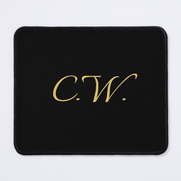 Item preview, CW Initials | Gold Lettering | Personalised Gifts designed and sold by Avo And Sriracha.