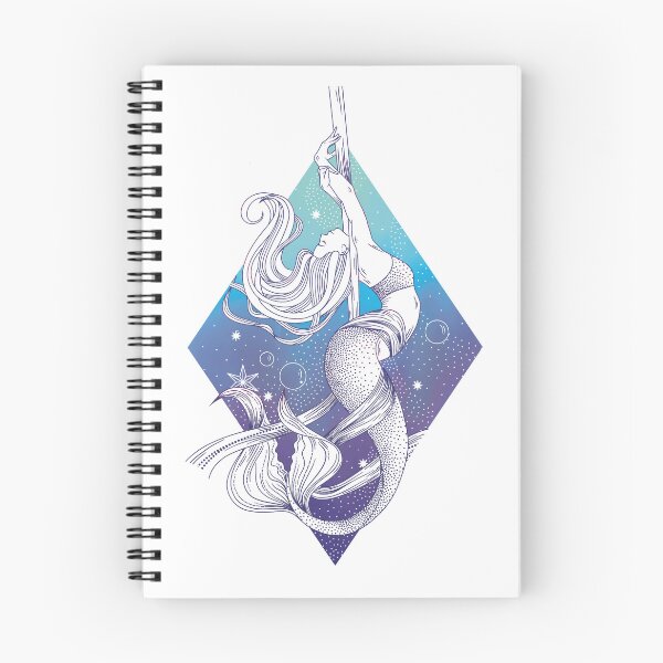 Item preview, Aerial Silks Mermaid - Blue - Tattoo Inspired designed and sold by cristicreative.