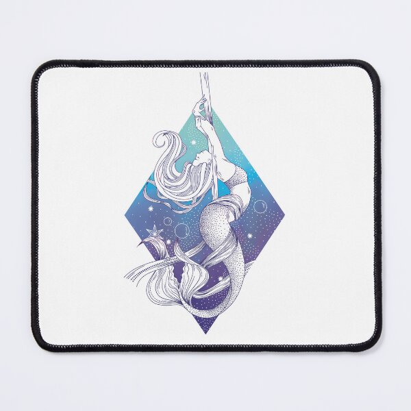 Item preview, Aerial Silks Mermaid - Blue - Tattoo Inspired designed and sold by cristicreative.