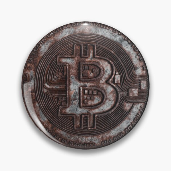 Item preview, Rusty Bitcoin coin designed and sold by SocialMonster.