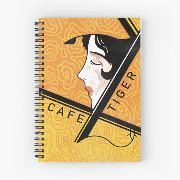 Item preview, Cafe Tiger Vintage Japanese Matchbox Design designed and sold by rogue-design.