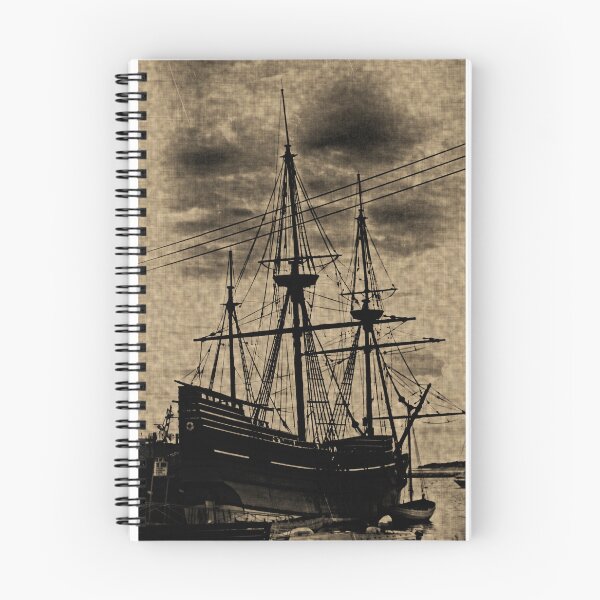 Item preview, Vintage Toned Mayflower Ship Replica designed and sold by CapeCodGiftShop.