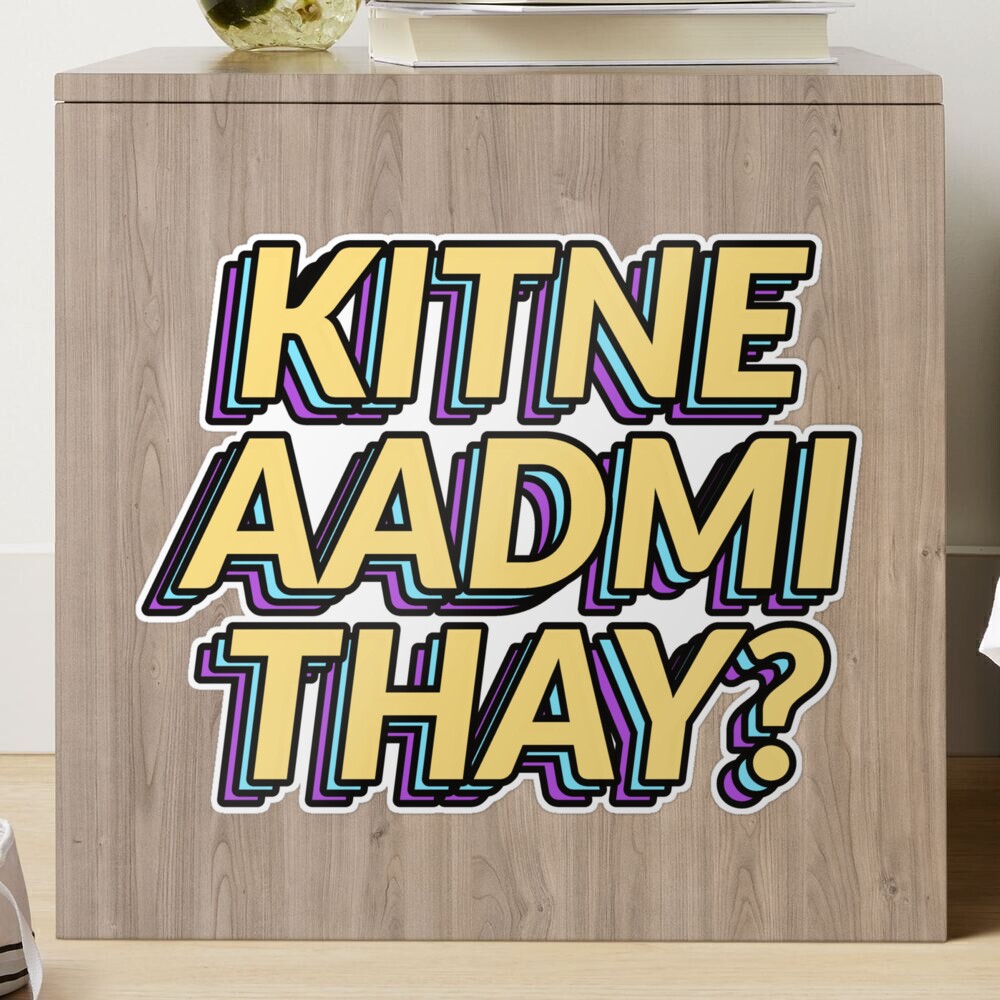 Kitnay aadmi thay? : completely useless Bollywood trivia