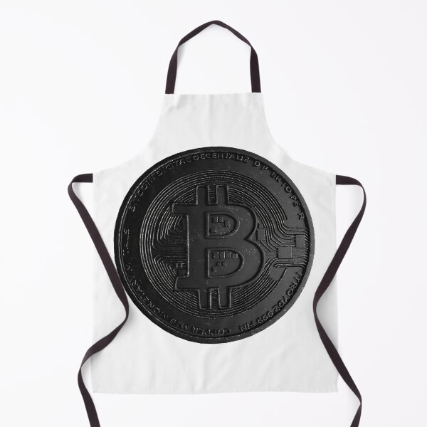 Item preview, Black Bitcoin coin designed and sold by SocialMonster.