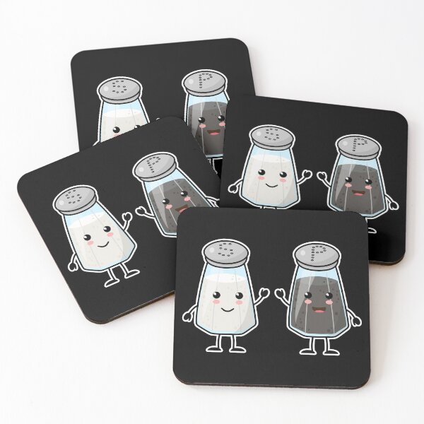 Item preview, Kawaii Salt & Pepper Shakers: Best Friends Forever designed and sold by Happy Puppy Print On Demand.