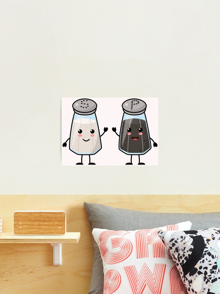 Kawaii Salt & Pepper Shakers: Best Friends Forever Art Board Print for  Sale by PanosTsalig