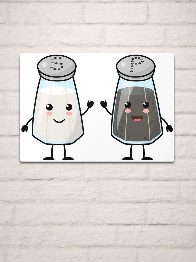 Kawaii Salt & Pepper Shakers: Best Friends Forever Postcard for Sale by  PanosTsalig