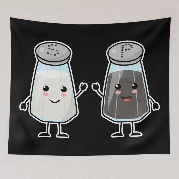 Item preview, Kawaii Salt & Pepper Shakers: Best Friends Forever designed and sold by Happy Puppy Print On Demand.