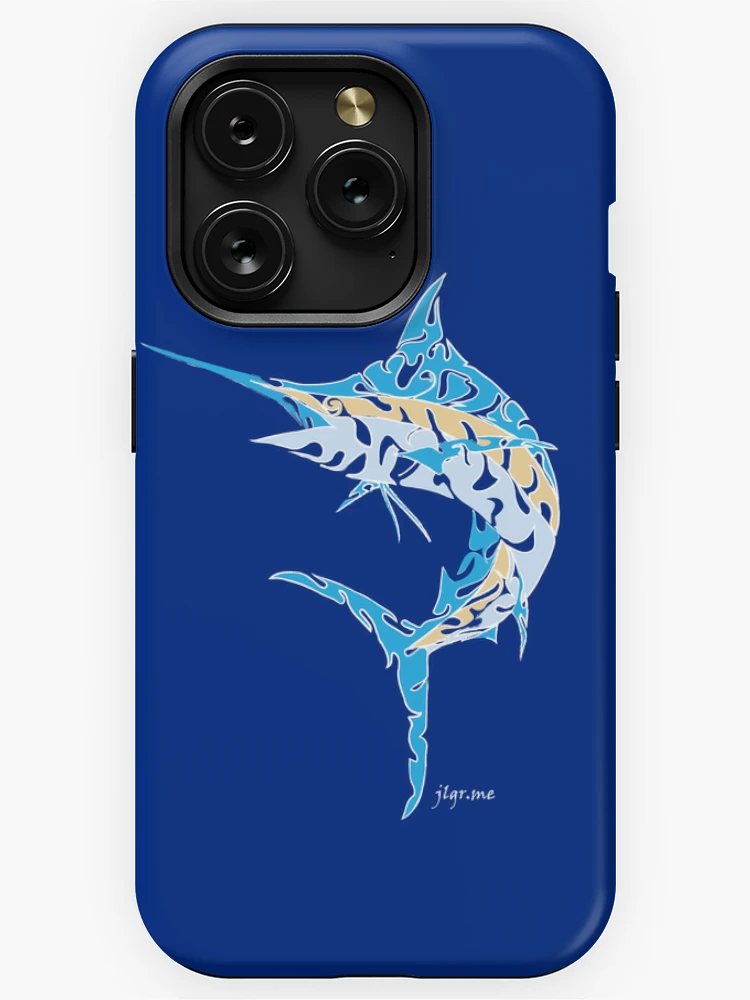 Reel In Saltwater Fishing Marlin Design iPhone Case for Sale by  jlgrcreations05