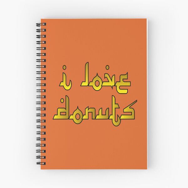 Item preview, I love donuts in Arabic typography designed and sold by Donutlovers.