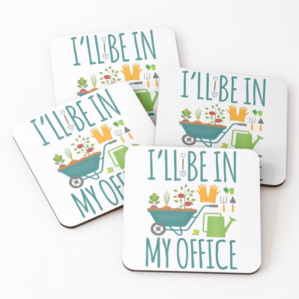 Item preview, Funny Gardening Design I'll be in My OFFICE  designed and sold by Nouraoui.
