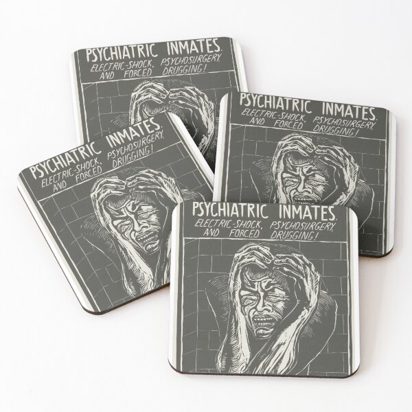 Item preview, End The Abuse Of Psychiatric Inmates - Rachael Romero | Vintage American Political Art designed and sold by POSTERAMALA.