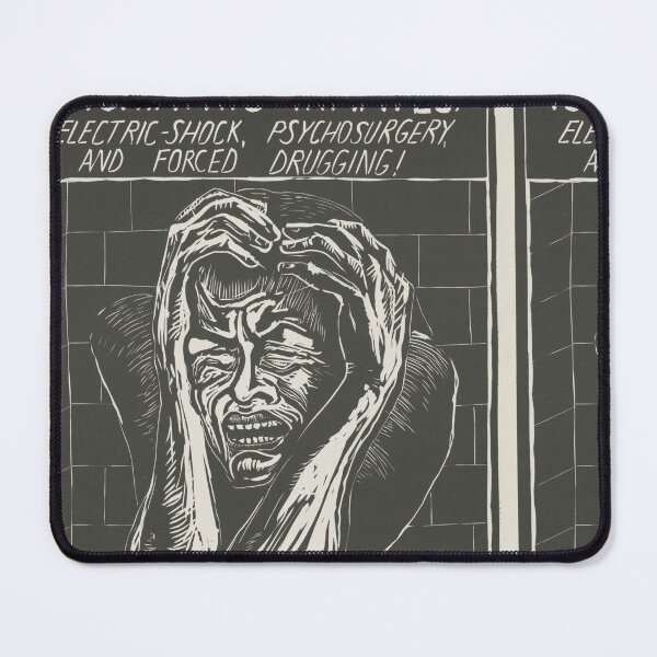 Item preview, End The Abuse Of Psychiatric Inmates - Rachael Romero | Vintage American Political Art designed and sold by POSTERAMALA.