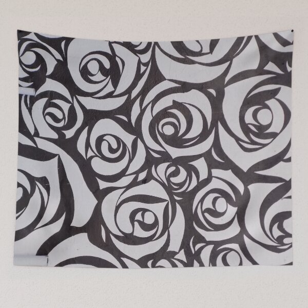 Item preview, white rose pattern designed and sold by Adeodunfaart.