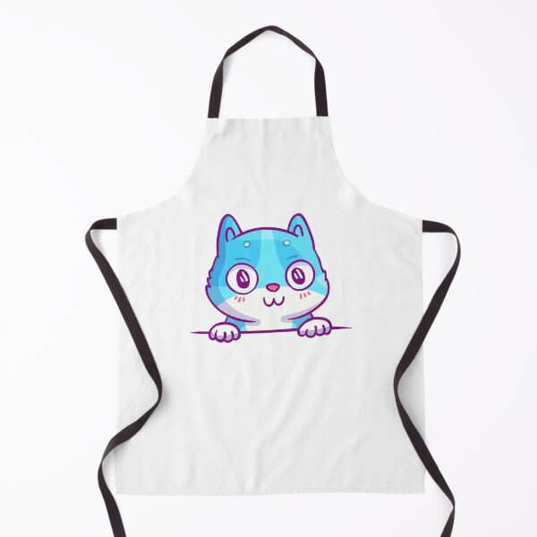 Item preview, Blue cute kitty. Cat in pocket designed and sold by AliceMarr.