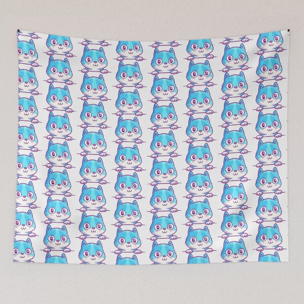 Item preview, Blue cute kitty. Cat in pocket designed and sold by AliceMarr.