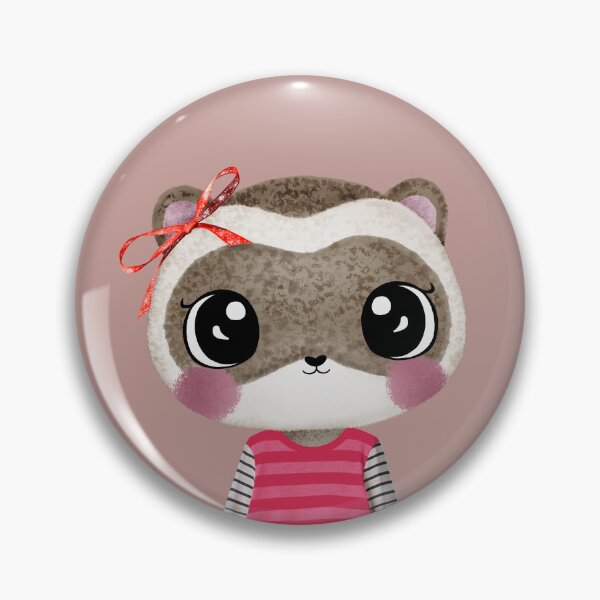Item preview, Cute Ferret - Digital Art - D10 designed and sold by MVG designs.