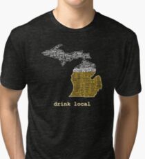 Drink Local (MI) Tri-blend T-Shirt