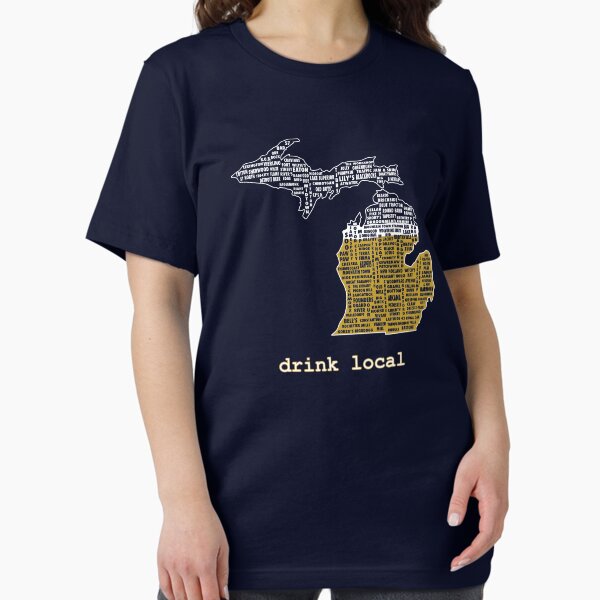 Item preview, Drink Local (MI) designed and sold by uncmfrtbleyeti.