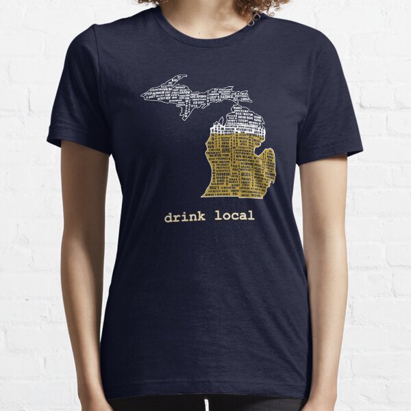 Item preview, Drink Local (MI) designed and sold by uncmfrtbleyeti.