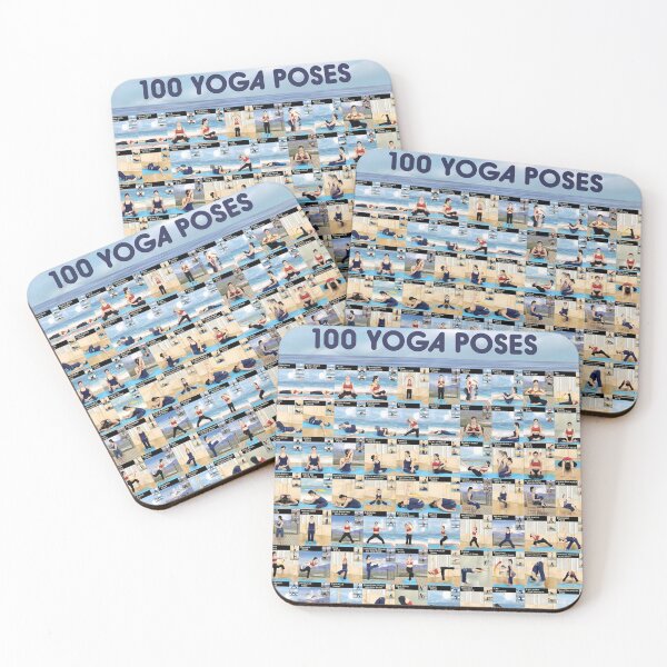 Artikelvorschau, 100 Yoga-Posen Poster, Ashtanga, Hatha entworfen und verkauft von williamlperrot.