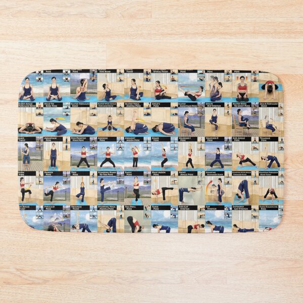Item preview, 100 Yoga Poses Poster, Ashtanga, Hatha designed and sold by williamlperrot.