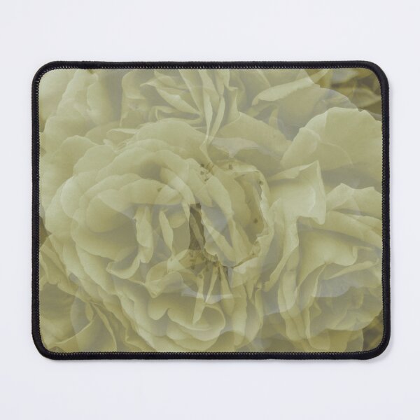 Item preview, Khaki Color, Sepia Floral Abstract, Pattern Aesthetic - Unique Green/Khaki White Floral design  designed and sold by haRexia.