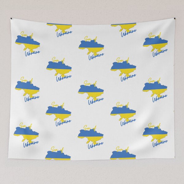 Item preview, Son of Ukraine Map Flag designed and sold by NovawayDirect.