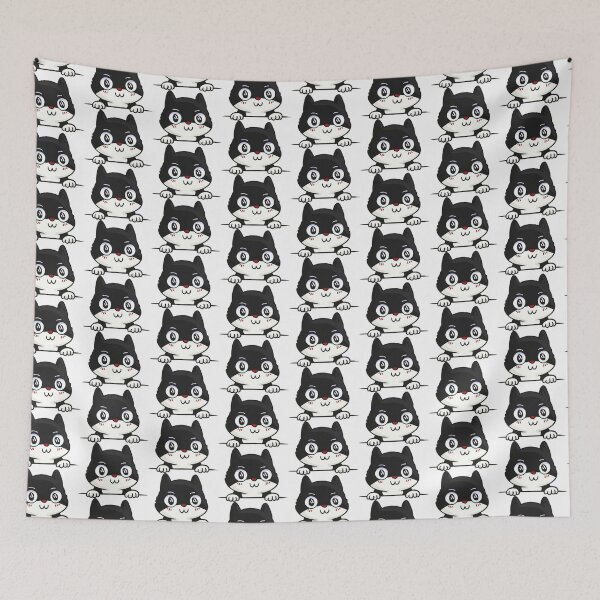 Item preview, Small black cat in pocket designed and sold by AliceMarr.