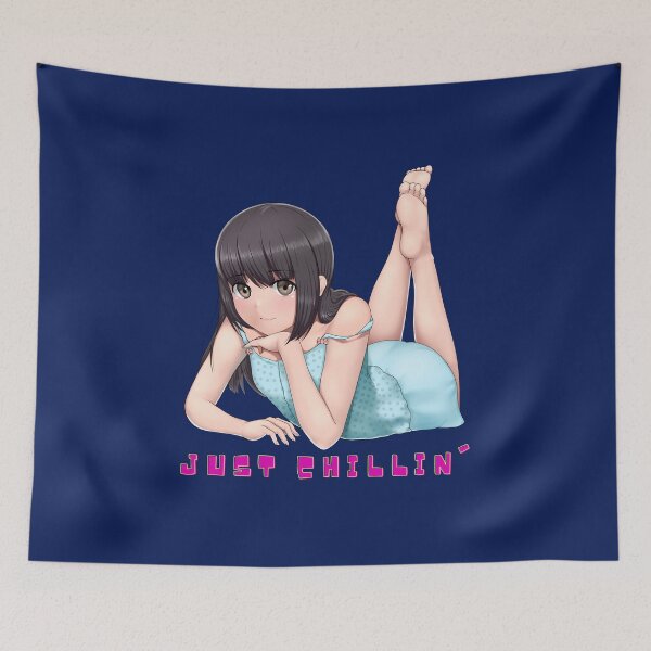Item preview, Anime and Chill - Just Chillin' anime babe designed and sold by RandomDel.