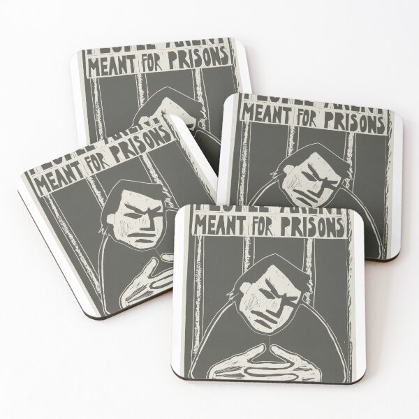 Item preview, People Aren't Meant for Prison - Rachael Romero | Vintage American Political Art designed and sold by POSTERAMALA.