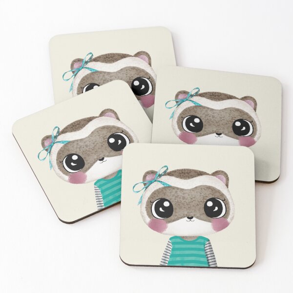Item preview, Cute Ferret - Digital Art - D11 designed and sold by MVG designs.