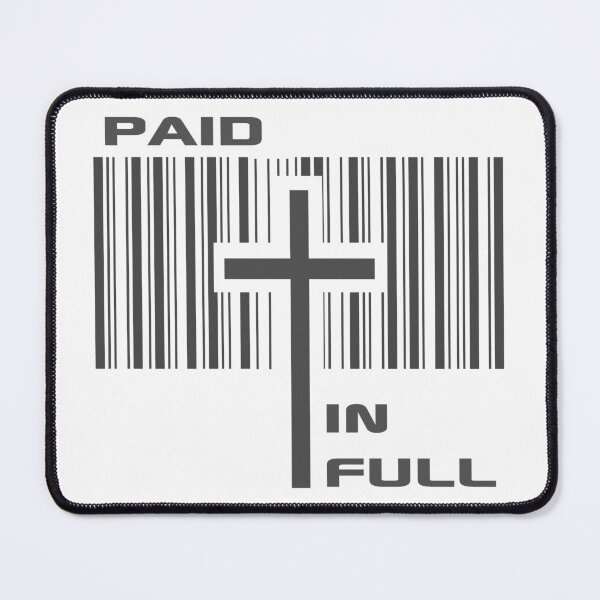 Item preview, Christian Design - Cross - Paid in Full - Barcode - John 3:16 designed and sold by simplydesignart.
