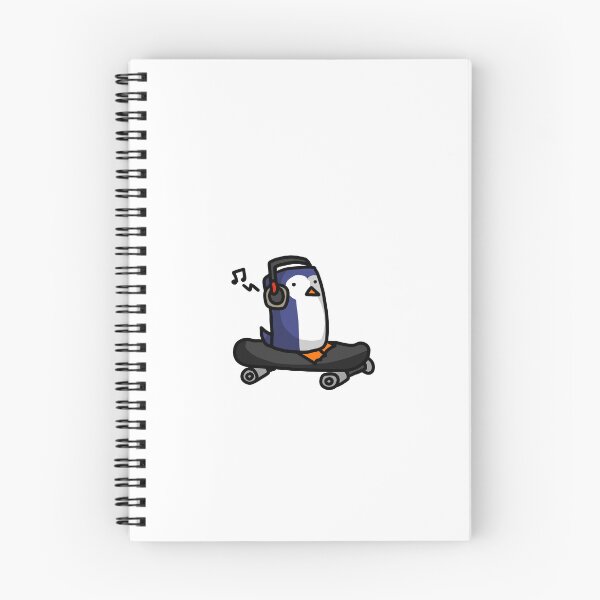 Artikelvorschau, Skater-Pinguin entworfen und verkauft von Ranger Spinks.