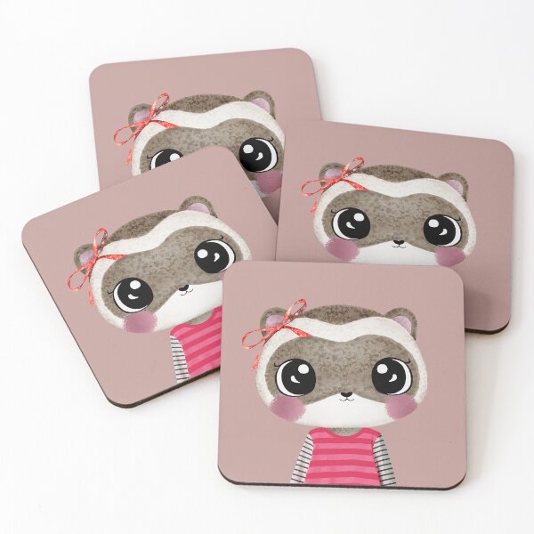 Item preview, Cute Ferret - Digital Art - D10 designed and sold by MVG designs.